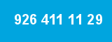 926 411 11 29